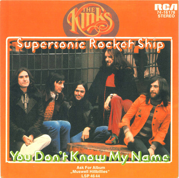 The Kinks : Supersonic Rocket Ship / You Don't Know My Name (7", Single)