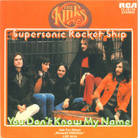 The Kinks : Supersonic Rocket Ship / You Don't Know My Name (7", Single)