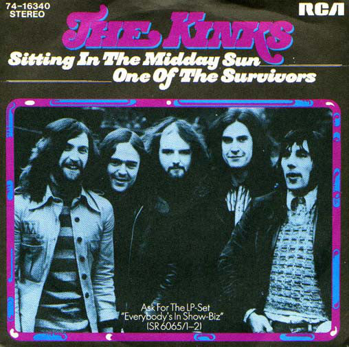 The Kinks : Sitting In The Midday Sun / One Of The Survivors (7", Single)