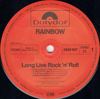 Rainbow : Long Live Rock 'N' Roll (LP, Album, RE)