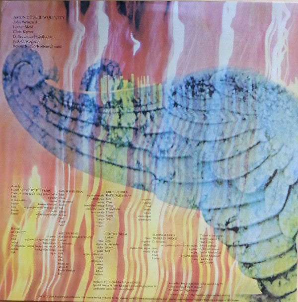 Amon Düül II : Wolf City (LP, Album, Ltd, RE, Cle)