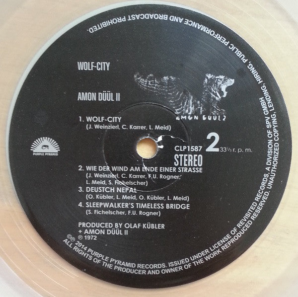 Amon Düül II : Wolf City (LP, Album, Ltd, RE, Cle)
