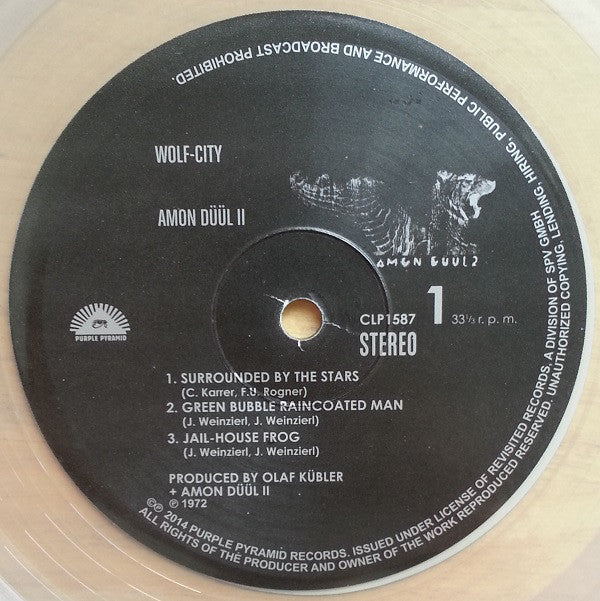 Amon Düül II : Wolf City (LP, Album, Ltd, RE, Cle)