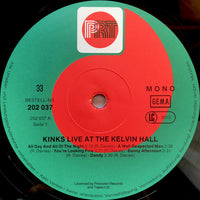 The Kinks : Live At Kelvin Hall (LP, Album, Mono, RE)