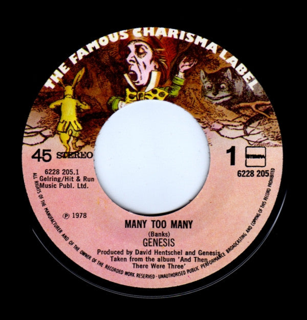 Genesis : Many, Too Many (7")