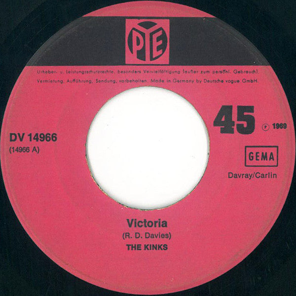 The Kinks : Victoria (7", Single)