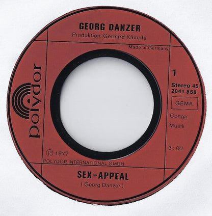 Georg Danzer : Sex-Appeal (7", Single)