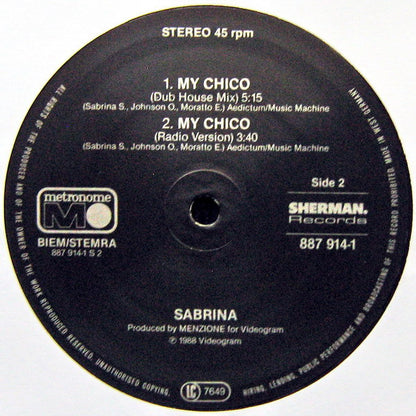 Sabrina : My Chico (12", Maxi)