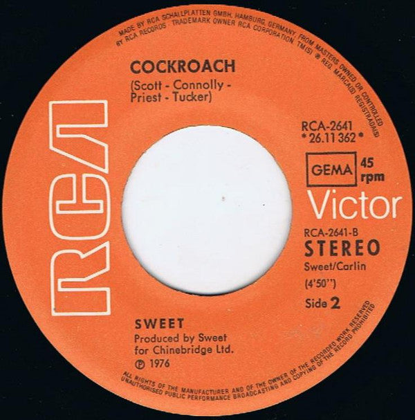 Sweet* : The Lies In Your Eyes (7", Single)