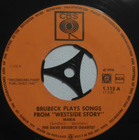 The Dave Brubeck Quartet : Brubeck Plays Songs From "Westside Story" (7", Single)