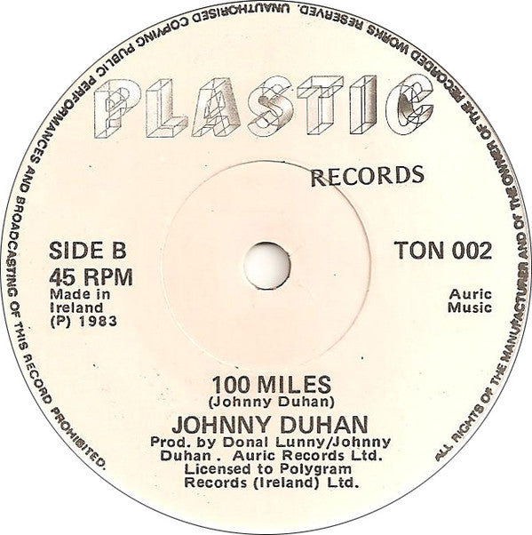 Johnny Duhan : Turn To Crime (7", Single)