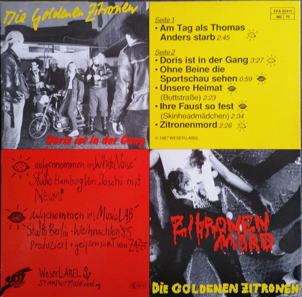 Die Goldenen Zitronen : Am Tag Als Thomas Anders Starb (12", Maxi)
