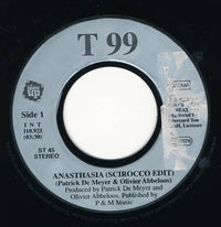 T99 : Anasthasia (Rap Version Remix) (7")