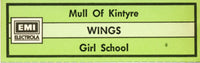 Wings (2) : Mull Of Kintyre / Girls' School (7", Single)