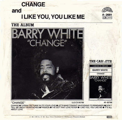 Barry White : Change (7", Single)