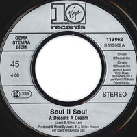 Soul II Soul : A Dreams A Dream (7", Single)