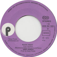 Deep Purple : Woman From Tokyo / Black Night (Live Version) (7", Single)