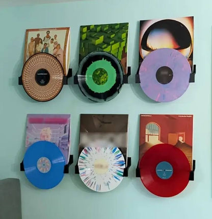 LP & Hoes Wandhouder – Minimalistisch Display – Set van 2 Houders (voor 1 LP)