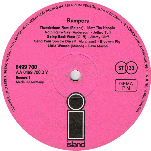 Various : Bumpers (2xLP, Smplr)