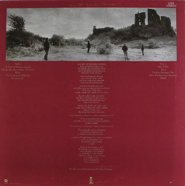 U2 : The Unforgettable Fire (LP, Album, RE)