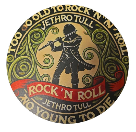 Jethro Tull – Rock ’n Roll Rond Decorbord | Ø 19,5 cm