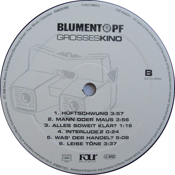 Blumentopf : Grosses Kino (2xLP, Album)