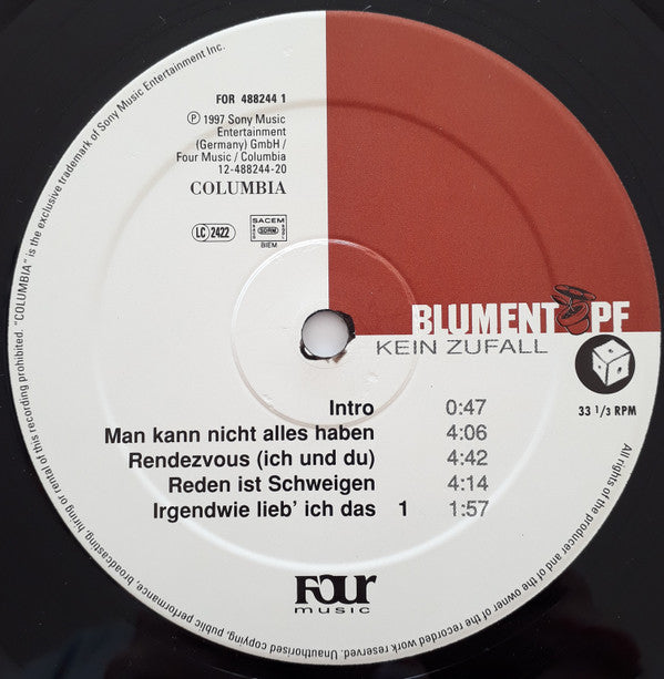 Blumentopf : Kein Zufall (2xLP, Album)