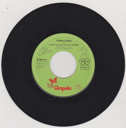 Alvin Lee & Mylon Lefevre : Fallen Angel / The World Is Changing (7", Single)