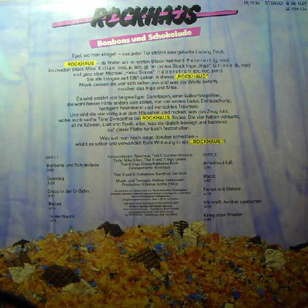 Rockhaus : Bonbons Und Schokolade (LP, Album)