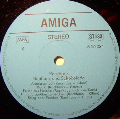 Rockhaus : Bonbons Und Schokolade (LP, Album)