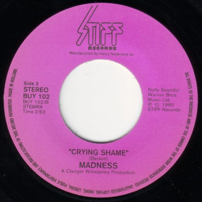 Madness : Embarrassment (7", Single)