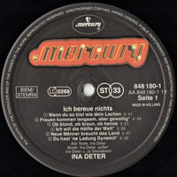 Ina Deter : 1980 - 1990 • Ich Bereue Nichts (LP, Comp)