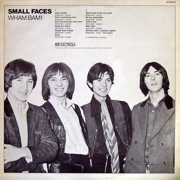 Small Faces : Wham Bam! (LP, Comp, Club, S/Edition)