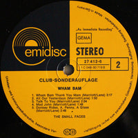 Small Faces : Wham Bam! (LP, Comp, Club, S/Edition)