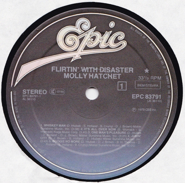 Molly Hatchet : Flirtin' With Disaster (LP, Album)