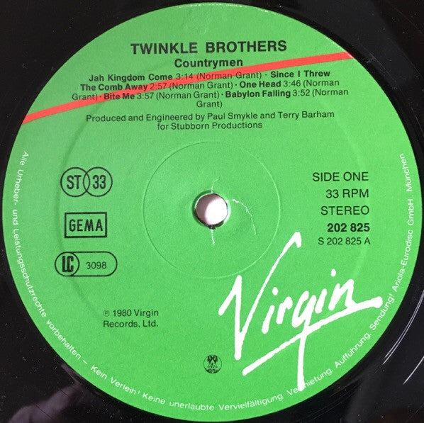 The Twinkle Brothers* : Countrymen (LP, Album)