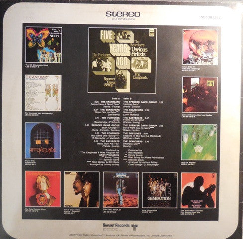 Various : Five Years Ago (LP, Comp)