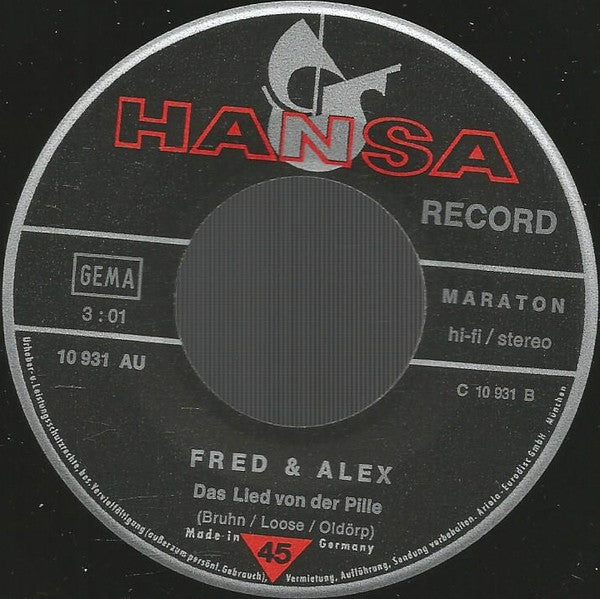 Fred & Alex : Prost! Tante Anna! (7", Single)