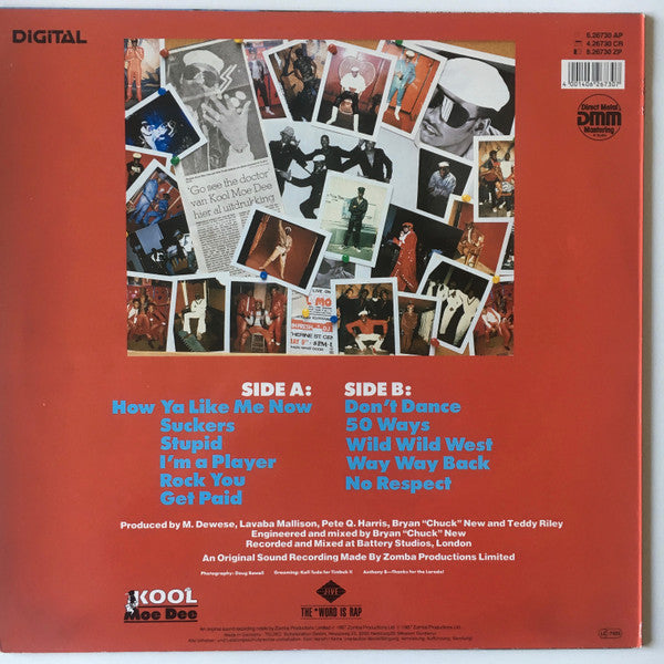 Kool Moe Dee : How Ya Like Me Now (LP, Album, DMM)