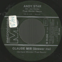 Andy Star : Ich Will Wieder Nach Haus' (7", Single)