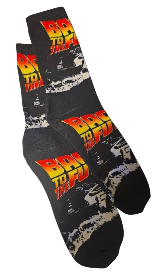 Back to the Future Sokken – Zwart