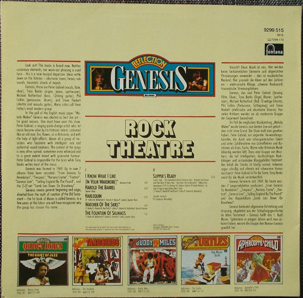 Genesis : Rock Theatre (LP, Comp)