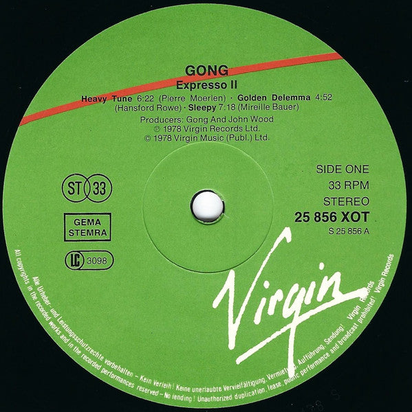Gong : Expresso II (LP, Album, RE)