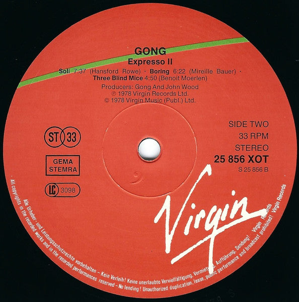 Gong : Expresso II (LP, Album, RE)