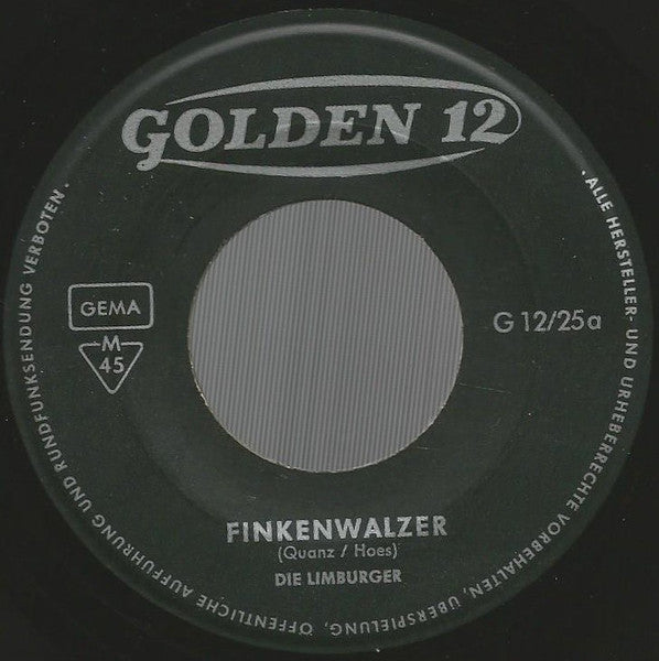 Die Limburger : Finkenwalzer (7", Single, Mono)
