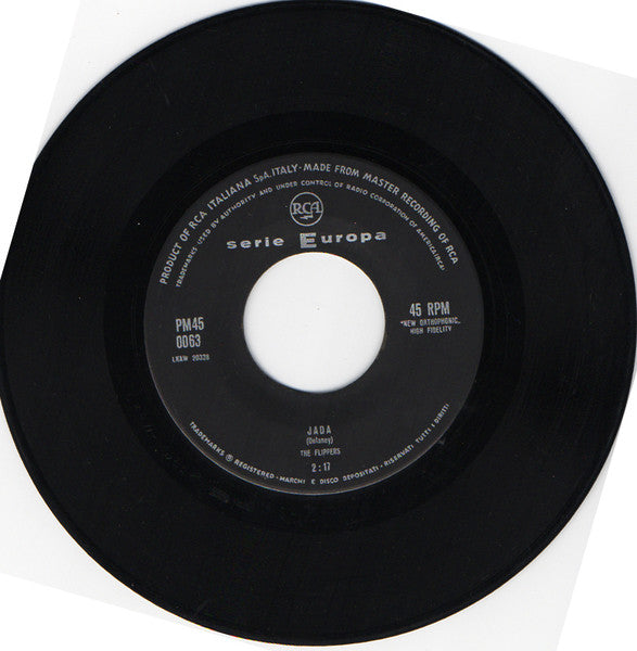 The Flippers (2) : Jada / Tiny Capers (7")