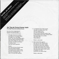 Juliane Werding : Am Tag Als Conny Kramer Starb (7", Single)