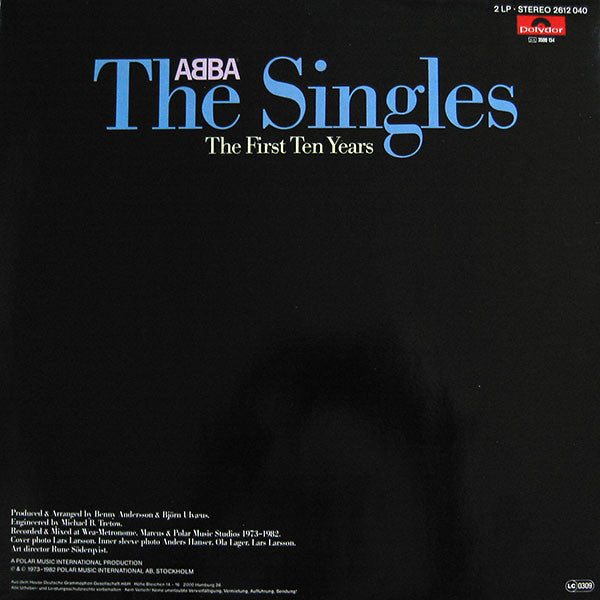 ABBA : The Singles (The First Ten Years) (2xLP, Comp)