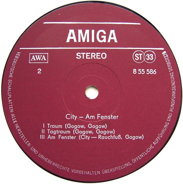 City (3) : Am Fenster (LP, Album)