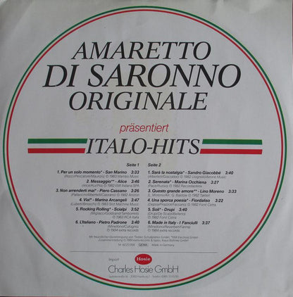 Various : Amaretto Di Saronno Originale Präsentiert Italo Hits (LP, Comp, Pic)